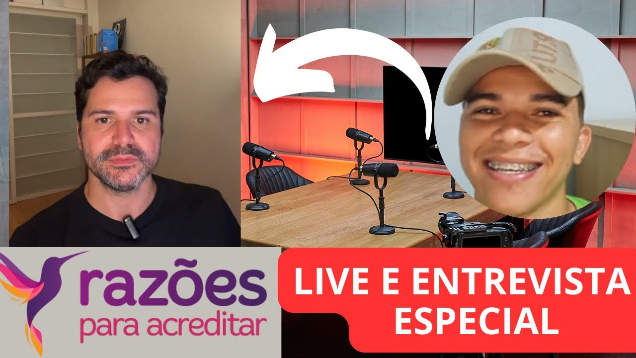 ELIZEU SILVA TV FALA TUDO EM ENTREVISTA PARA O RAZÕES PARA ACREDITAR. VEJA @ElizeuSilvaTV