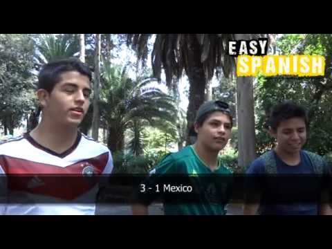 Mexico : Croatia (FIFA World Cup 2014) | Easy Spanish 11