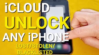 iCloud Unlock iPhone 4,5,6,7,8,X,11,12 Lost/Stolen/Blacklisted Any iOS All Countries Success✔️