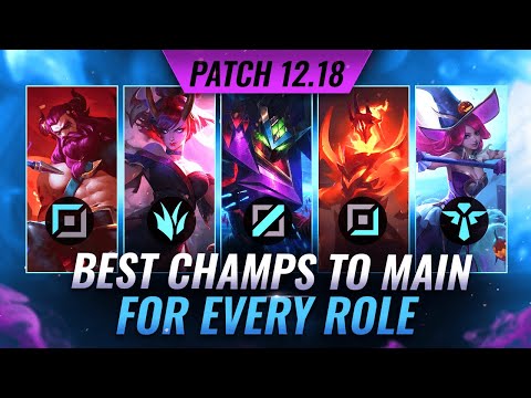 Top 3 Mains to CARRY WITH on Patch 12.18 - League of Legends
