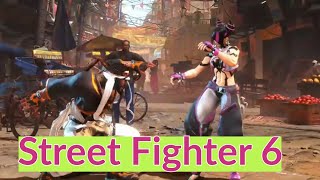 JURI vs Rashid !  SF 6 Gameplay ! Capcom Games ! Street Fighter 6 !