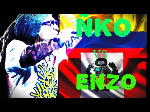 rap freestyle Colombia con ñko vs Enzo Perú plaza