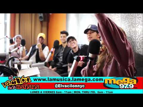 Leslie Grace & CNCO llaman a Becky G en un programa de radio