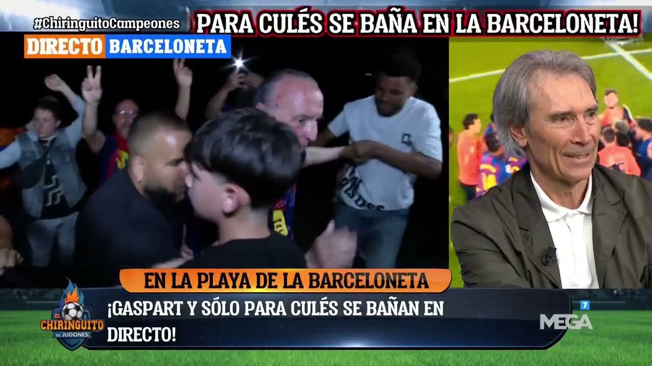 🌊 ¡BAÑO HISTÓRICO EN LA BARCELONETA! 🌊