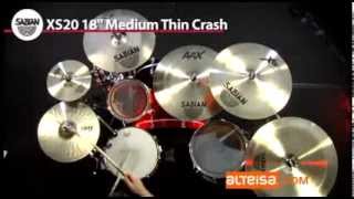 Video thumbnail for Sabian XS20 medium thin crash 18" by Alteisa Sonido