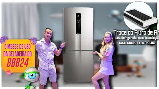 Nossa experiência após 6 meses de uso Geladeira Inverter Frost Free Electrolux 488L IB55 EP 85