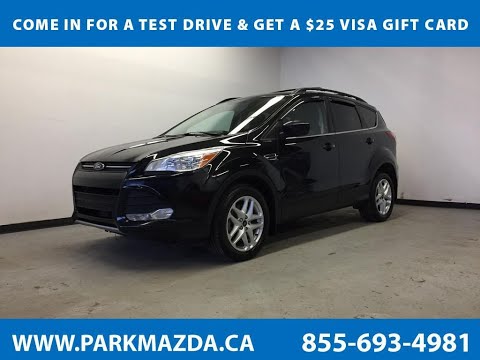 BLACK 2015 Ford Escape  Review Sherwood Park Alberta - Park Mazda