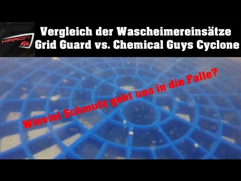 Chemical Guys Cyclone Dirt Trap vs. Grit Guard - Schmutzfallen im Vergleich