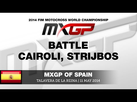 MXGP of Spain 2014 Antonio Cairoli & Kevin Strijbos Battle - Motocross