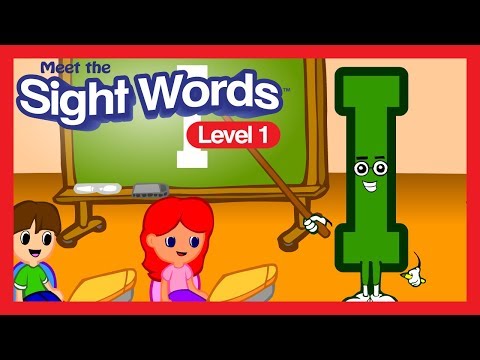Meet the Sight Words Level 1 - "I"