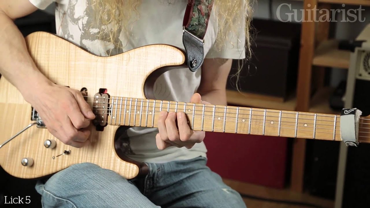 Guthrie Govan String Bending Masterclass - Part One - YouTube