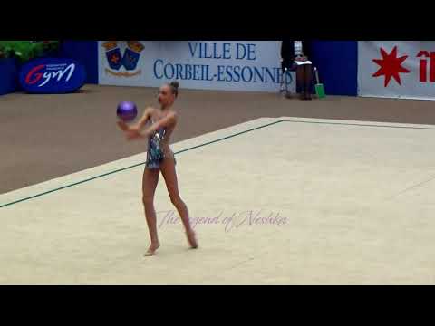 Polina ORLOVA (RUS) ball - 2017 Corbeil junior AA
