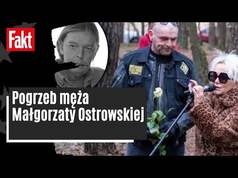 The funeral of Małgorzata Ostrowska's husband. His famous brother also attended the ceremony.