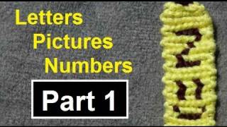 ◘ Alpha Friendship Bracelets - Names, Pictures & Numbers ( Part 1 )