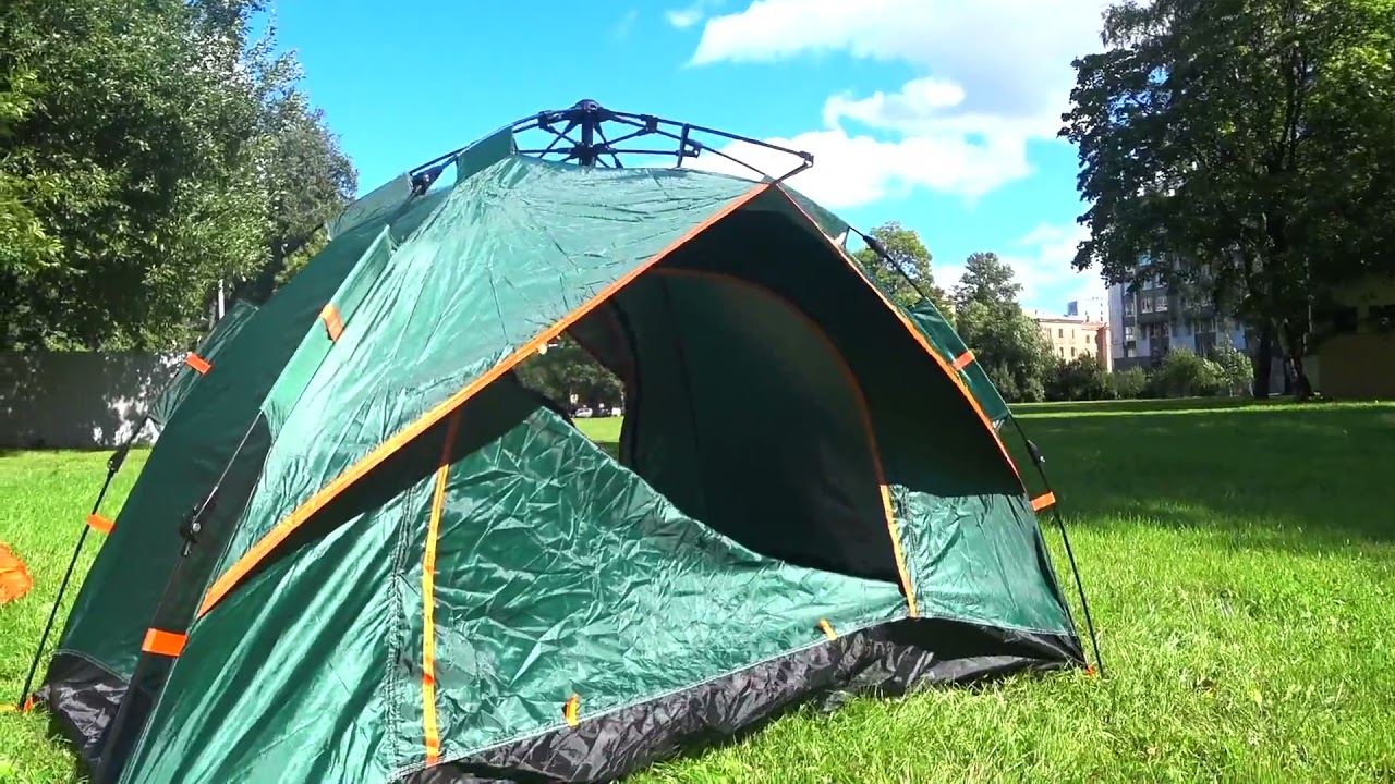 Палатка 2-местная RoadLike PopUp Зеленый