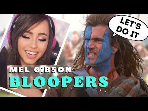 MEL GIBSON FUNNY BLOOPERS REACTION !!!