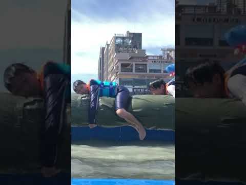 보령 머드축제-통돌이 도전