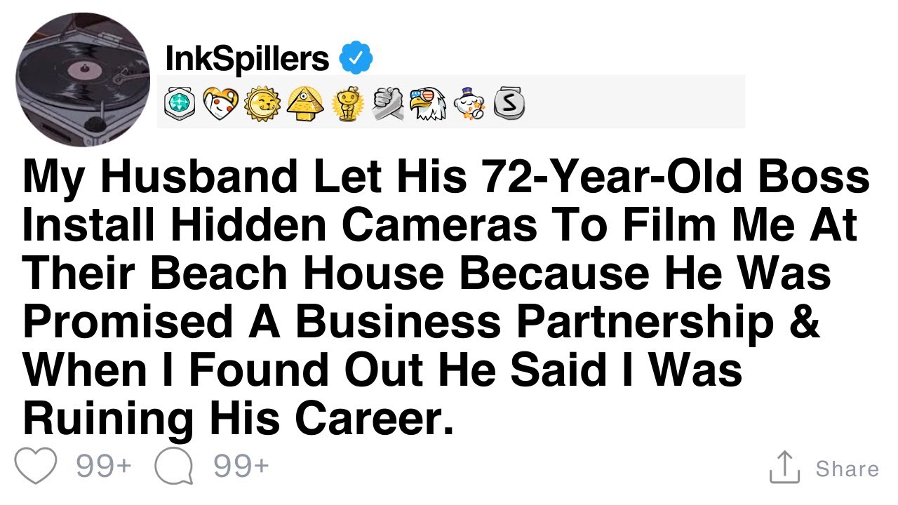 My Husband Let His 72-Year-Old Boss Install Hidden Cameras To Film Me At Their Beach House Because..