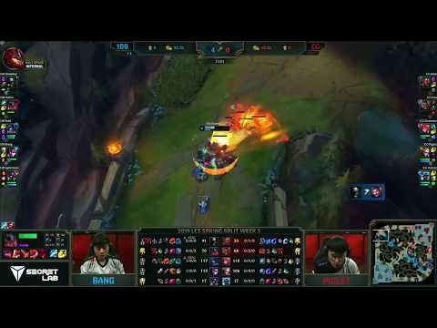 Ssumday's INSANE Urgot 1v2 outplay against Huni and Lira - 100T vs CG Spring 2019 Week 3