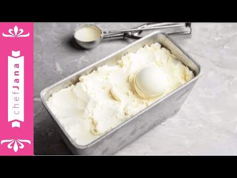 Dairy-free vanilla ice cream⎜No bananas⎜No ice cream machine