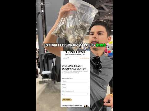 Buying Scrap 925 Silver from a Coin Show, Paid $850 for Over $1000 Worth of Silver