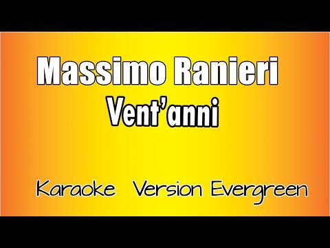 Massimo  Ranieri - Vent'anni (versione Karaoke Academy Italia)