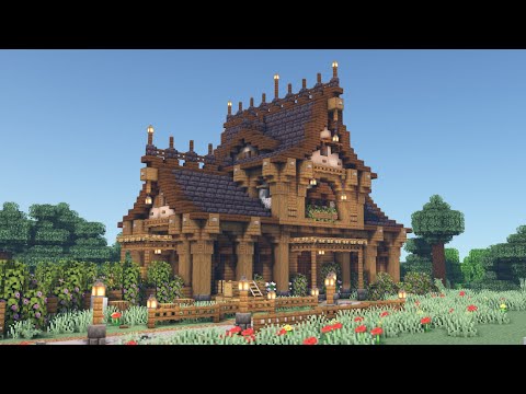 HRZY Builds - Fantasy Shepherd House - Minecraft Build Process