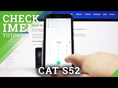 How to Find SN and IMEI in CAT S52 – Serial Number and IMEI Info