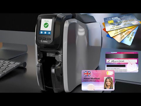 Zebra ZC300 PVC ID Card Printer