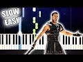 Gladiator - Now We Are Free - SLOW EASY Piano Tutorial by PlutaX