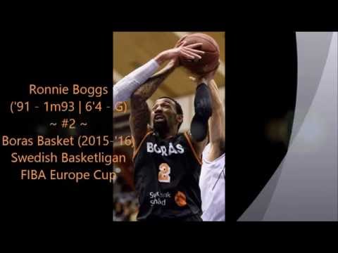 Ronnie Boggs - (2015-'16 Highlights) - Boras Basket (Swedish Basketligan)