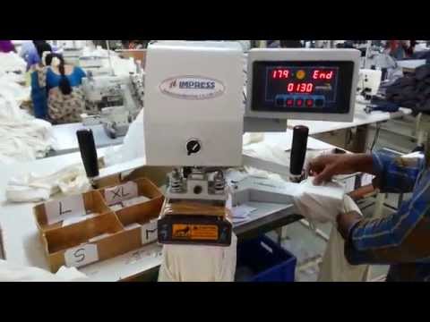 Label heat transfer machine