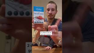 Solution saline maison - Recette du CHU Sainte-Justine