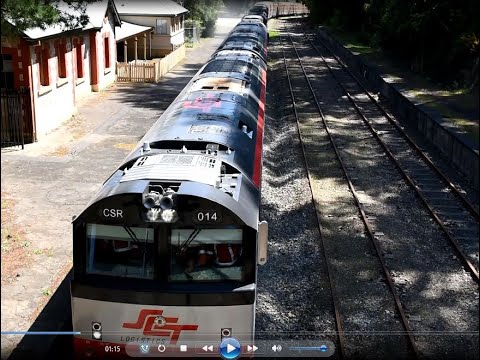 SCT Logistics 2PM9 New CSR014 & New CSR013 SCT010 SCT007 CF4403 showing roof detail Mt Lofty 7/10/21
