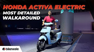 Honda Activa e: Electric Scooter Walkaround | Battery Range, Features, Specs & More | BikeWale