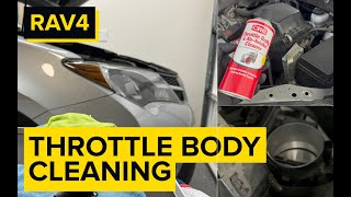 2013-2018 Toyota RAV4 Throttle Body Cleaning