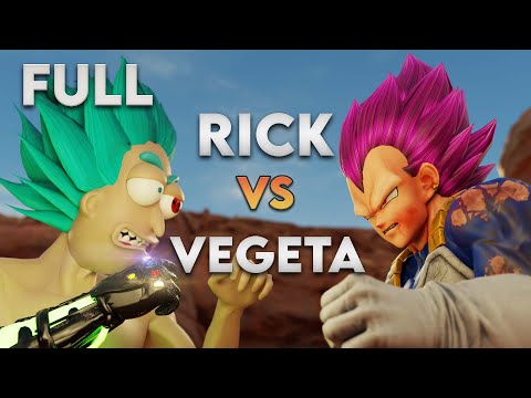 Rick Sanchez VS Vegeta [FULL FIGHT] In Dragon Ball Rick & Morty