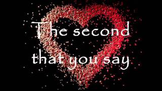 The Second That You Say - Chase Coy. [LYRICS]