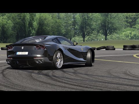 Ferrari 812 Superfast at Top Gear Test Track / Assetto Corsa