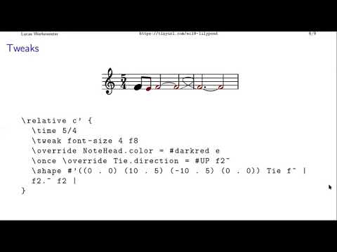 EnthusiastiCon 2019 – LilyPond: programming beautiful musical scores