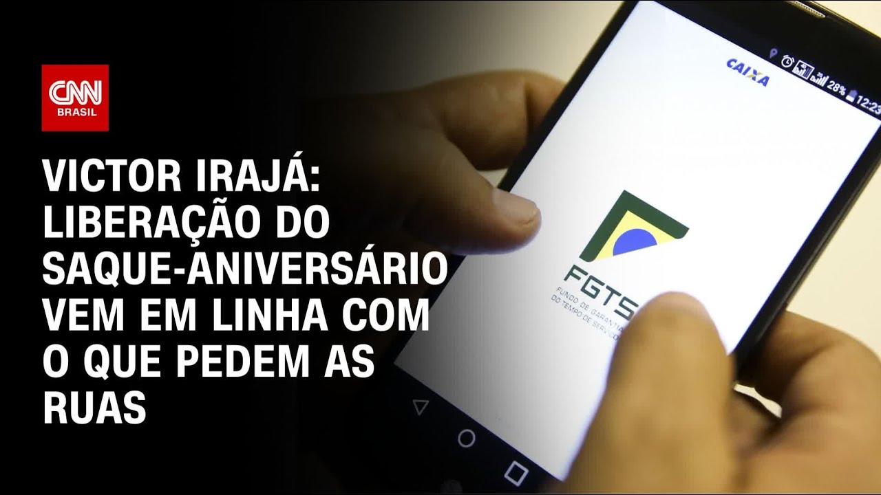 Victor Irajá: Liberação do saque-aniversário vem em linha com o que pedem as ruas | CNN 360º