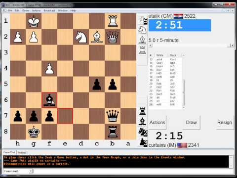 5 minute chess #320: GM Suat Atalik vs IM Greg Shahade
