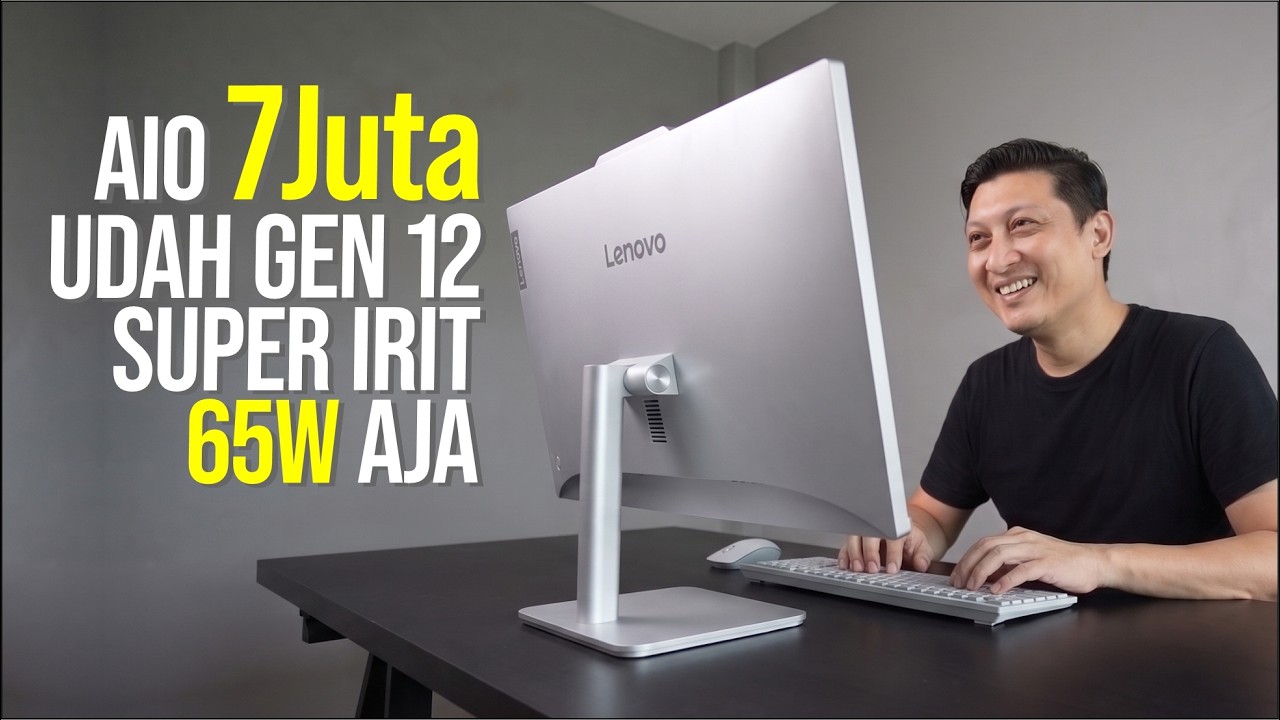 MINIMALIS MEWAH !! All in One PC serba bisa buat Kerjaan nyantai  ~ Lenovo A100