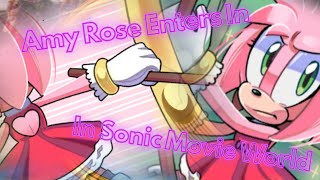 Amy Rose Arrives In Sonic Movie World And Impresses Sonic By Charuzu
