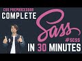 Complete SASS SCSS Tutorial For Beginners In Hindi In 2020