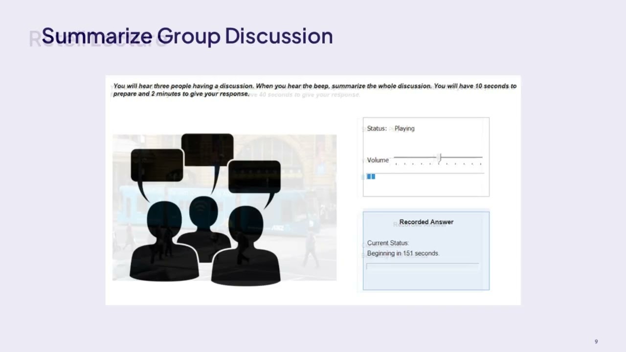 PTE Academic | B1 Low Speaking Exemplar