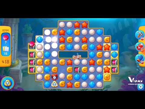 Fishdom. 8264 level no boosters and diamonds - 24 moves
