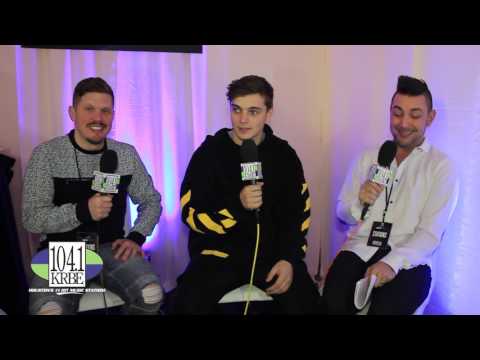 Backstage with Martin Garrix at The 2016 American Music Awards