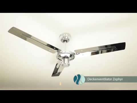 AireRyder Deckenventilator Zephyr Chrome