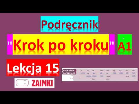 Krok po kroku A1. Урок 15, часть 4. Местоимения в родительном падеже. Język polski.